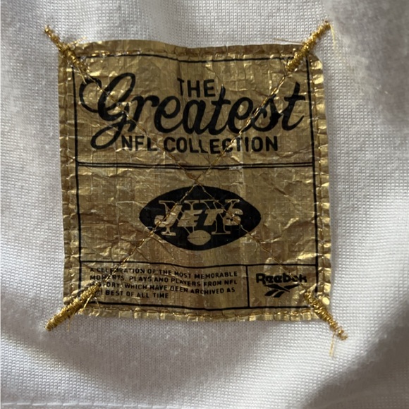 Joe Namath New York Jets reebok “ the guarantee” jersey size large. - Picture 6 of 7